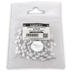 Kit Terminal Pré-isolado Tubular Simples 0,5mm² | Branco | 10